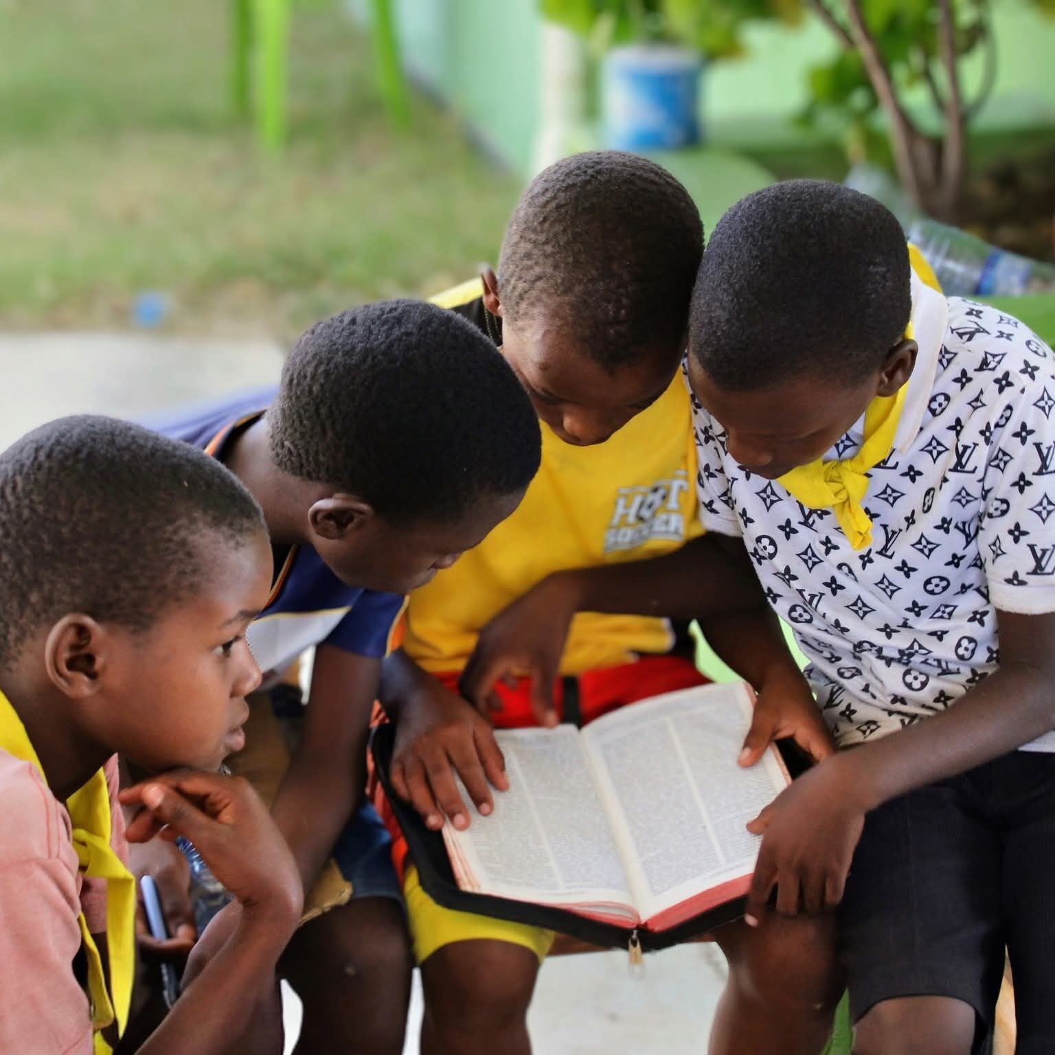 Bible reading image